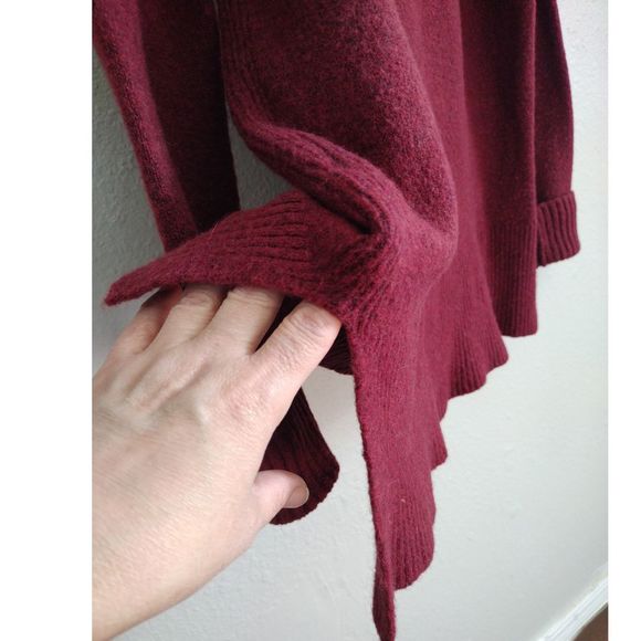 J.Crew Women’s Sweater Halter Neck Size XS Long Sleeves Winter Red Sweaters - Picture 7 of 9